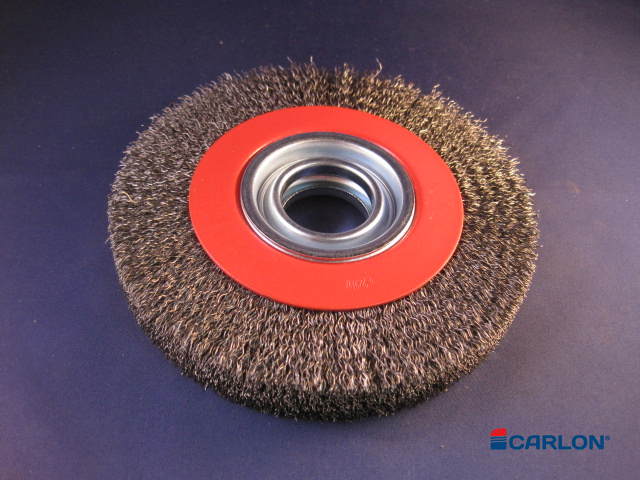 Roterende borstel staal draad 200x28x13-32mm - Afbeelding 3