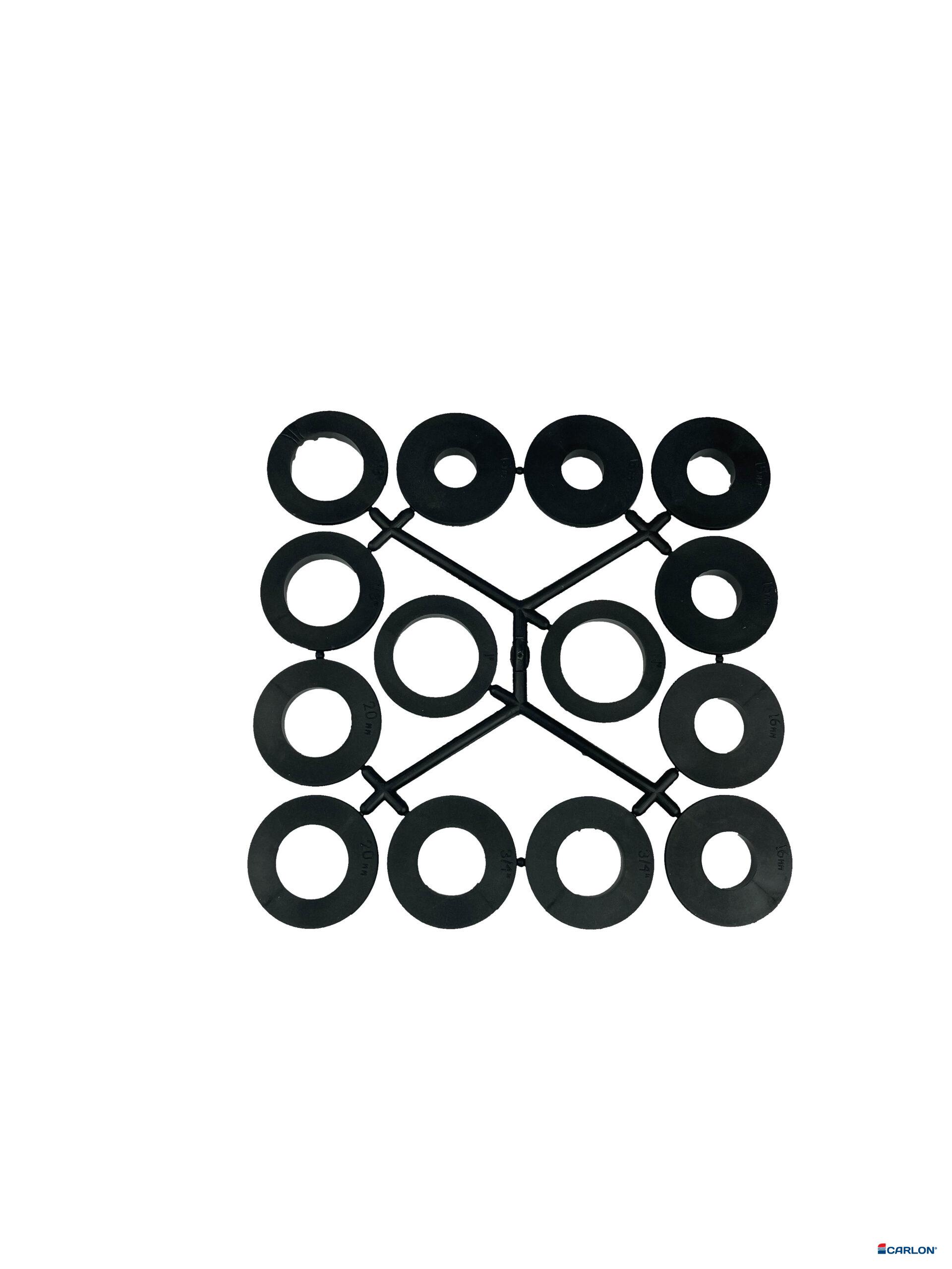 Roterende borstel staal draad 200x28x13-32mm - Afbeelding 3