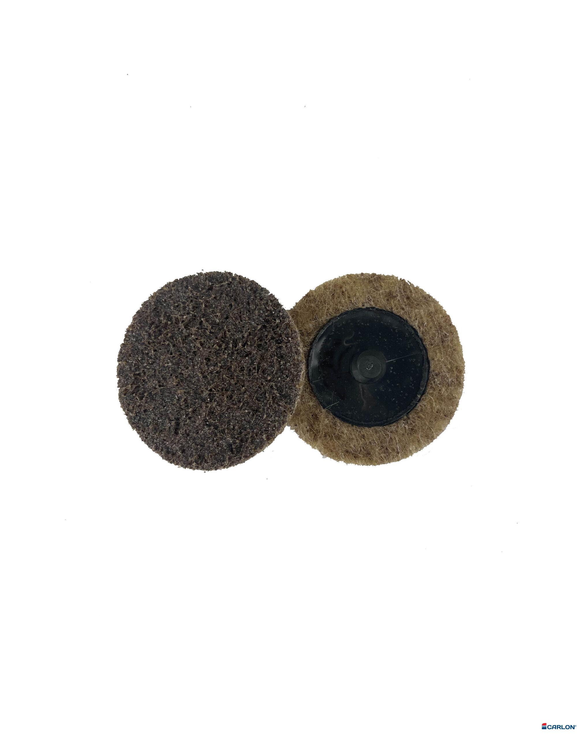 Mini-disc vlies 50mm grof Carloc (bruin)