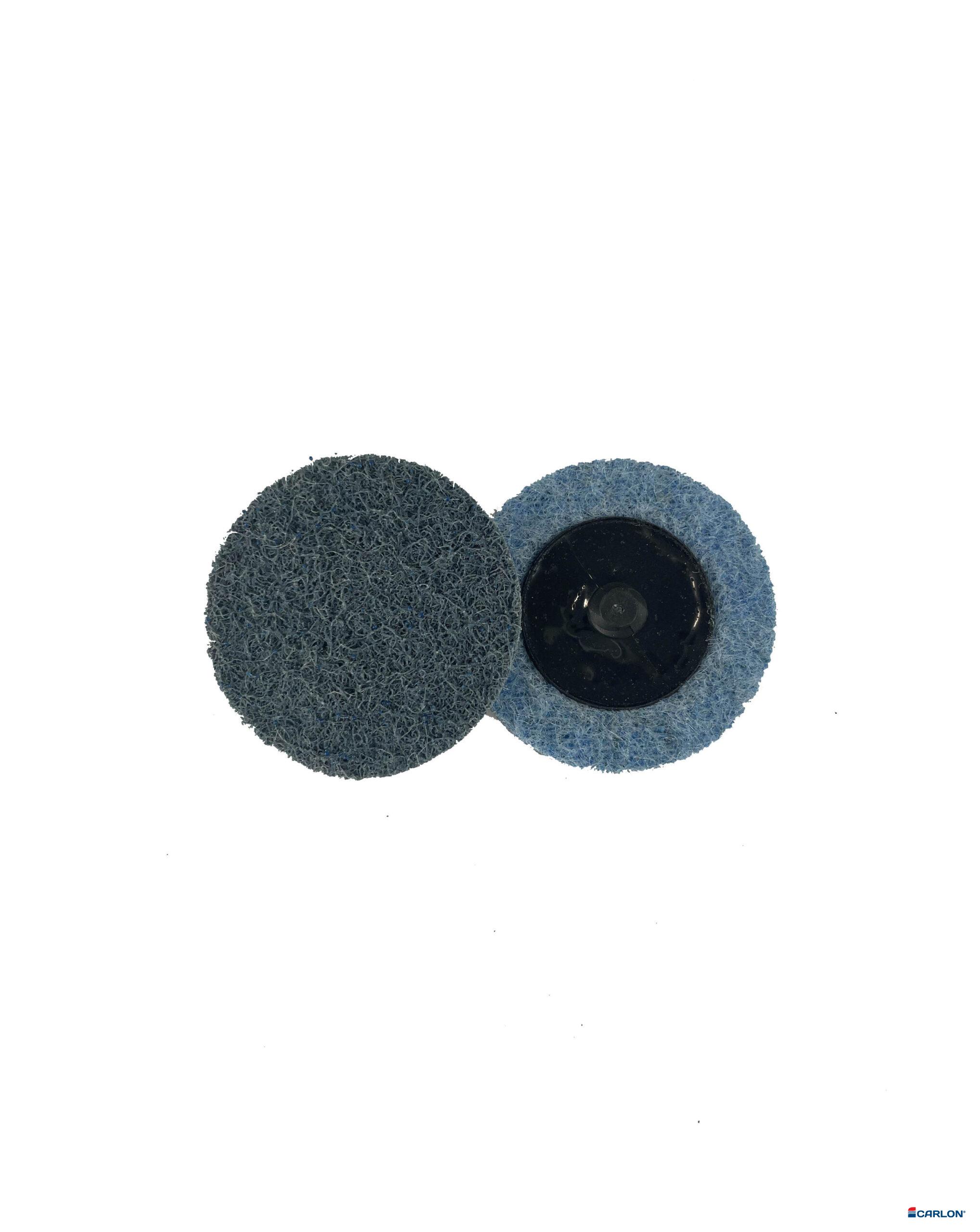 Mini-disc vlies 50mm fijn Carloc (blauw)