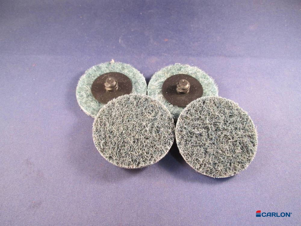 Mini-disc vlies 50mm fijn Carloc (blauw) - Afbeelding 2