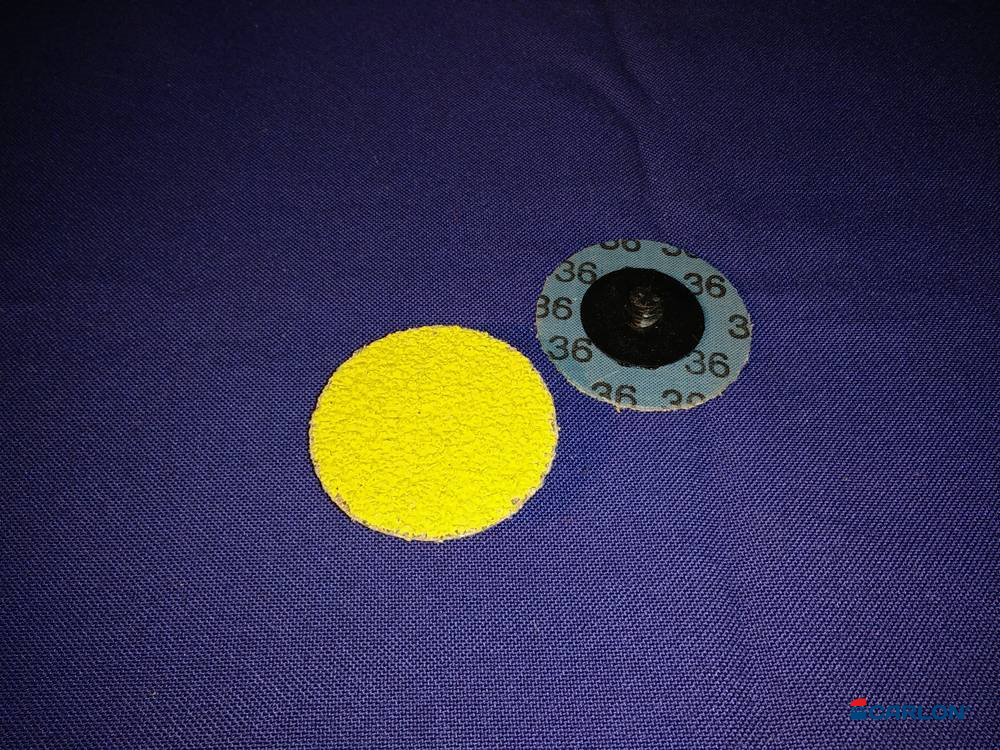 Mini-disc fiber 50mm Ceramic tbv alu k36 Carloc (50st) - Afbeelding 2