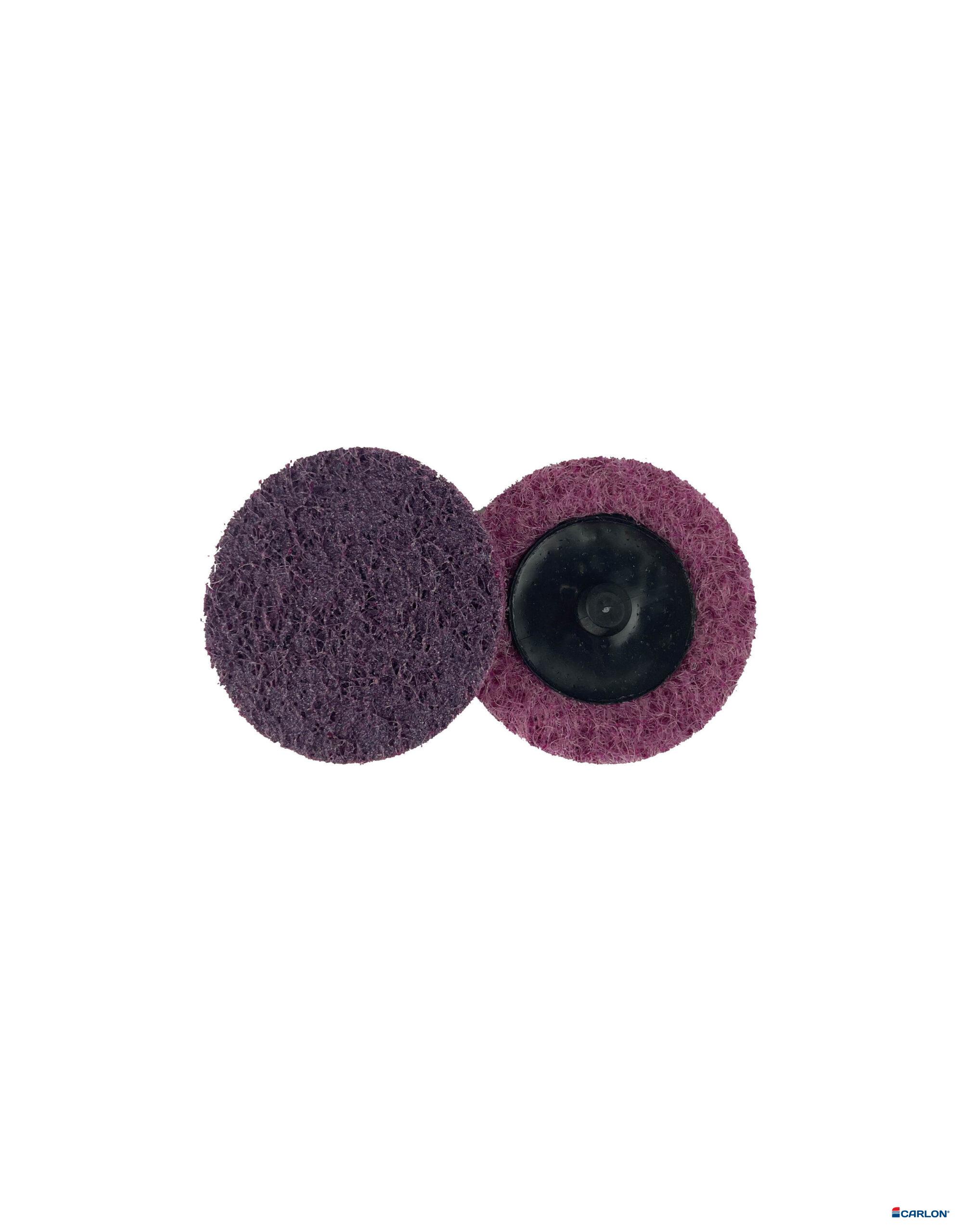 Mini-disc vlies 25mm middel Carloc (rood)