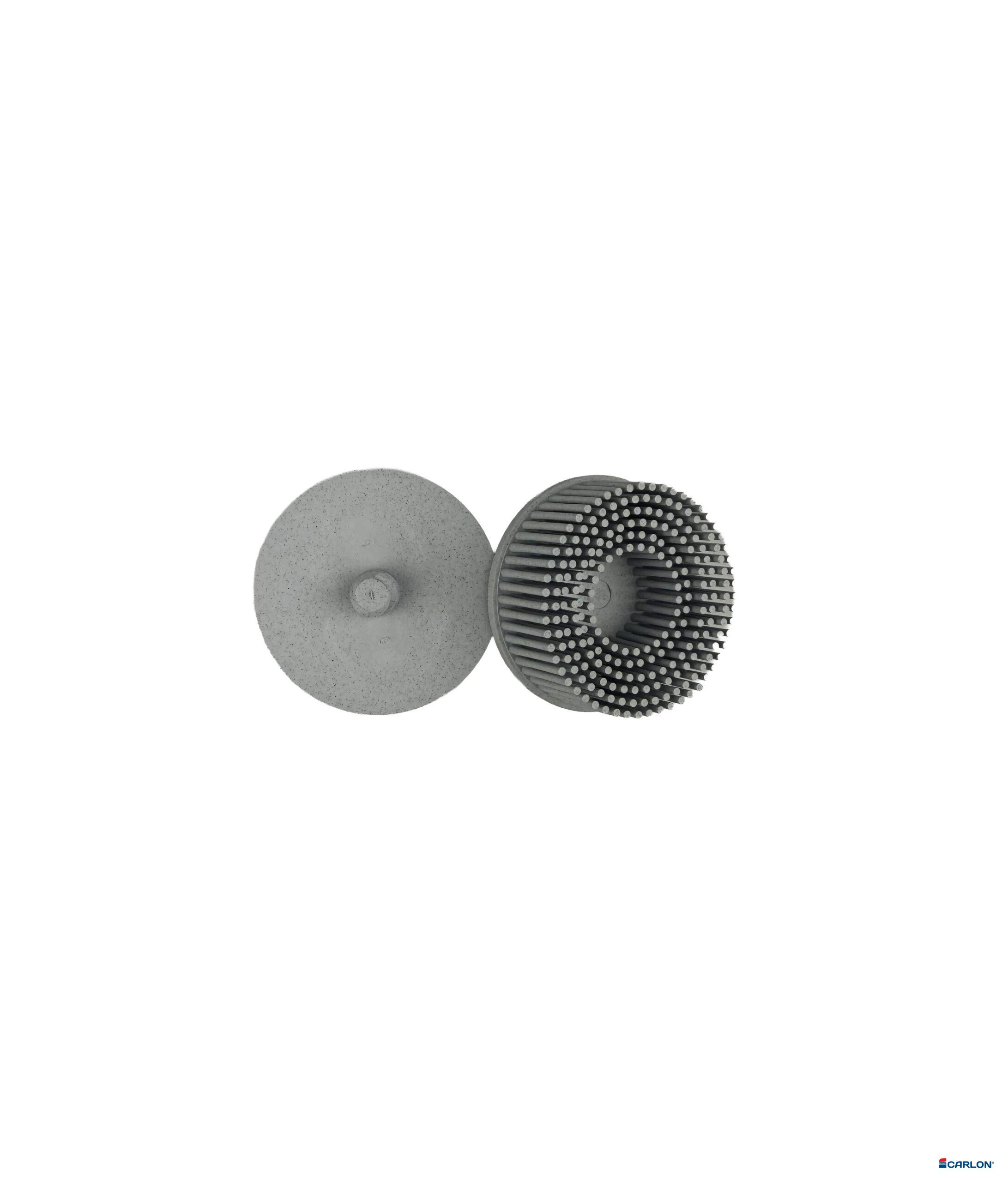 Bristle disc 50mm Carloc k120 wit