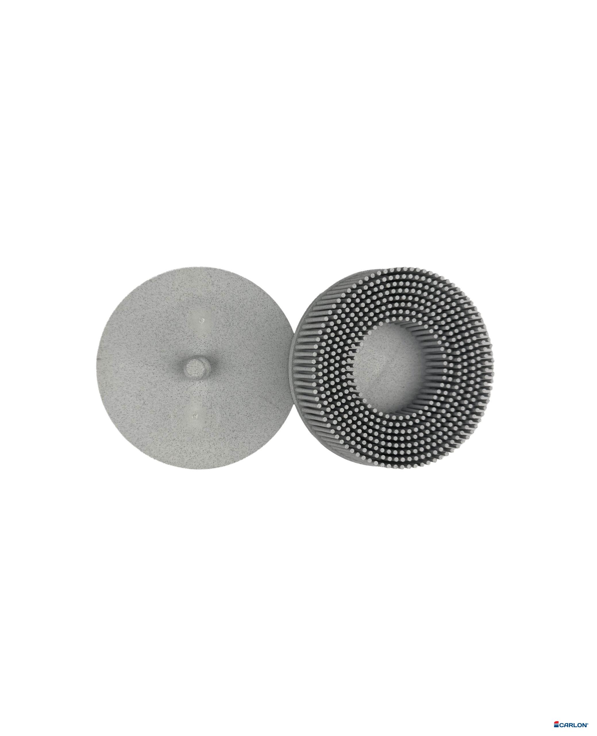 Bristle disc 76mm Carloc k120 wit