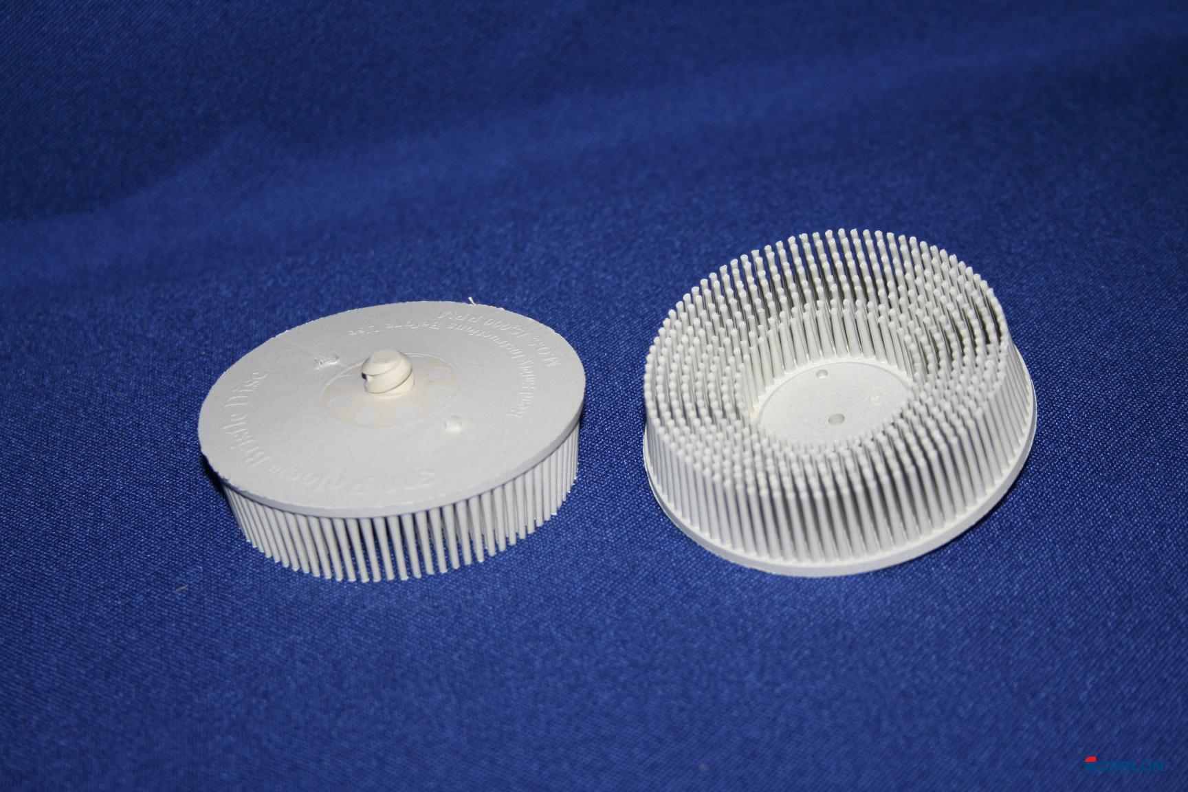 Bristle disc 76mm Carloc k120 wit