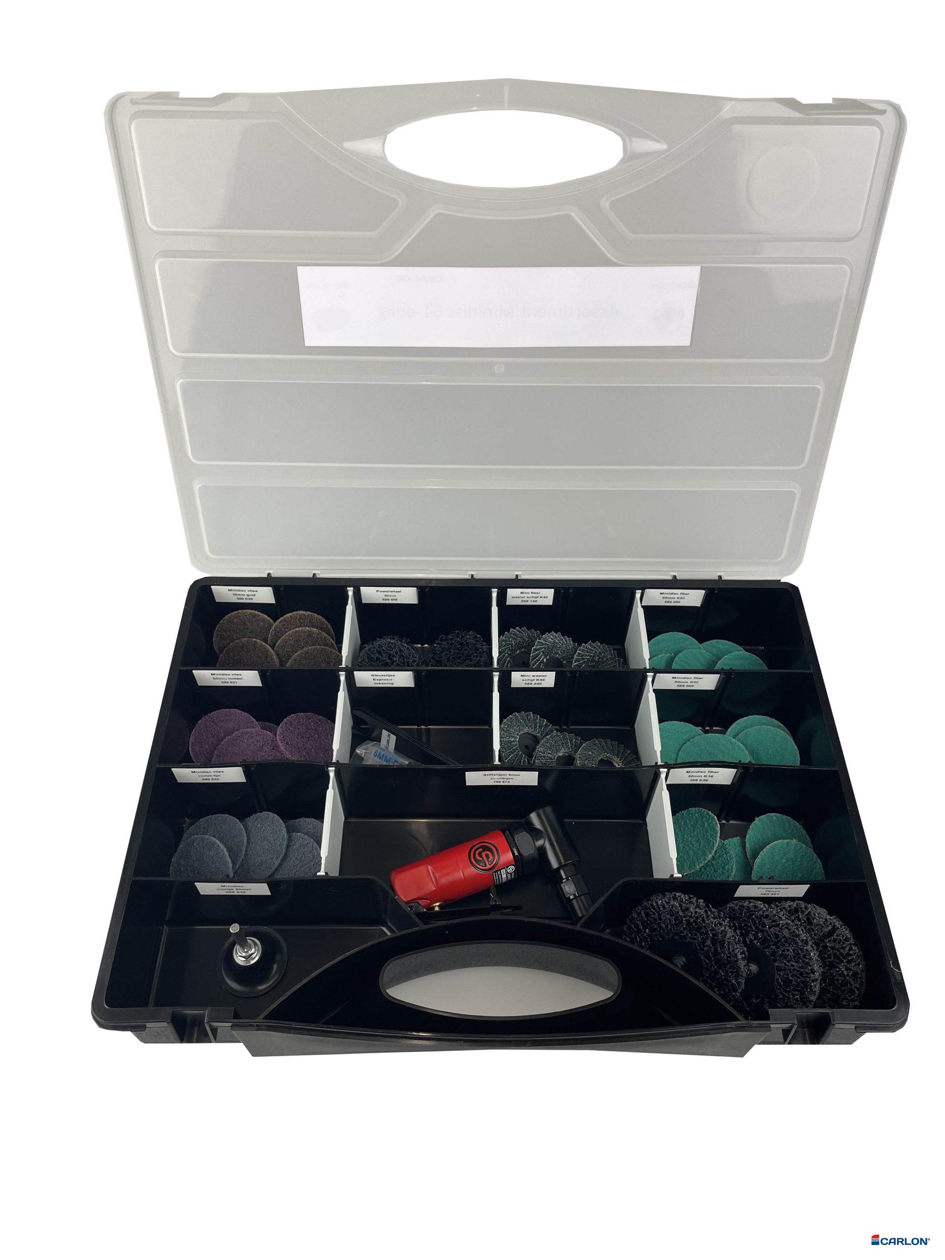 Assortiment mini-discs met haakse stiftslijper - Afbeelding 2