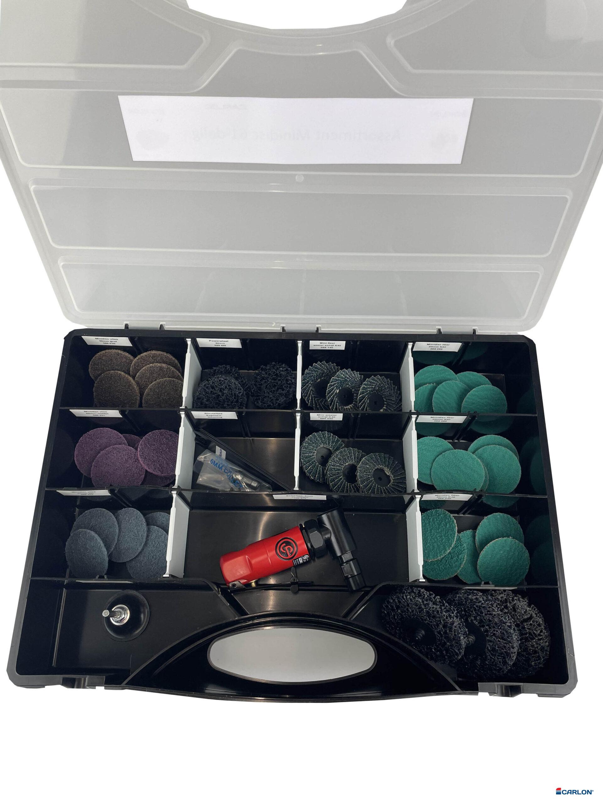 Assortiment mini-discs met haakse stiftslijper - Afbeelding 2