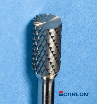 Stiftfrees hardmetaal cilinder 6mm kopvertanding kvt