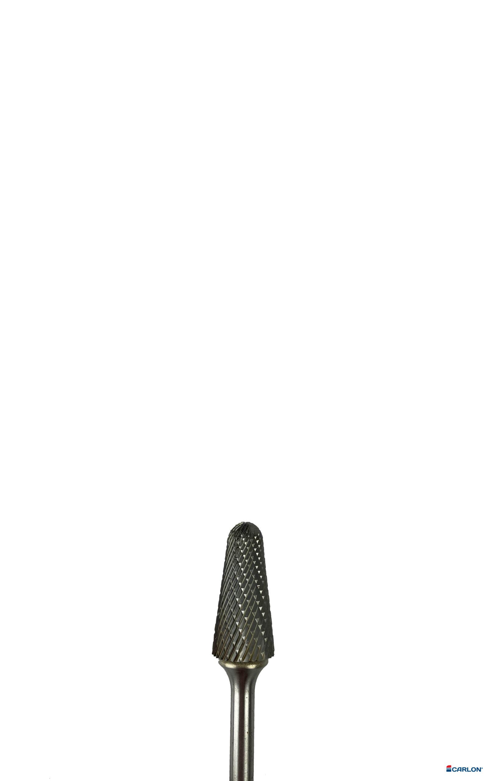 Stiftfrees hardmetaal kegel 12mm kvt - Afbeelding 3