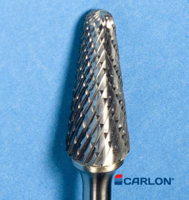 Stiftfrees hardmetaal kegel 16mm kvt