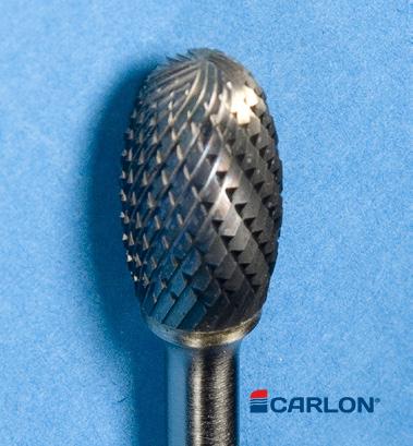 Stiftfrees hardmetaal druppel 10mm kvt