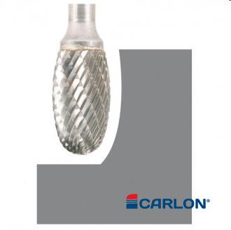 Stiftfrees hardmetaal druppel 10mm kvt - Afbeelding 2