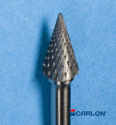 Stiftfrees hardmetaal spitskegel 6mm kvt