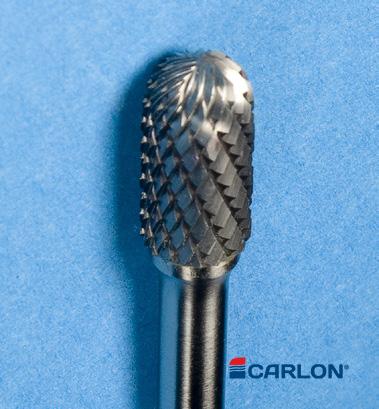 Stiftfrees hardmetaal bolcilinder 6mm kvt