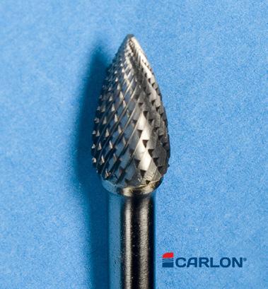 Stiftfrees hardmetaal torpedo 8mm kvt