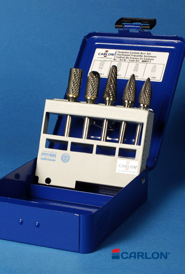 Assortiment hardmetaal stiftfrezen 5-dlg kvt - Afbeelding 2