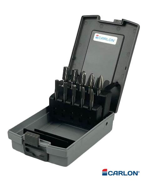 Assortiment hardmetaal stiftfrezen 10-dlg kvt