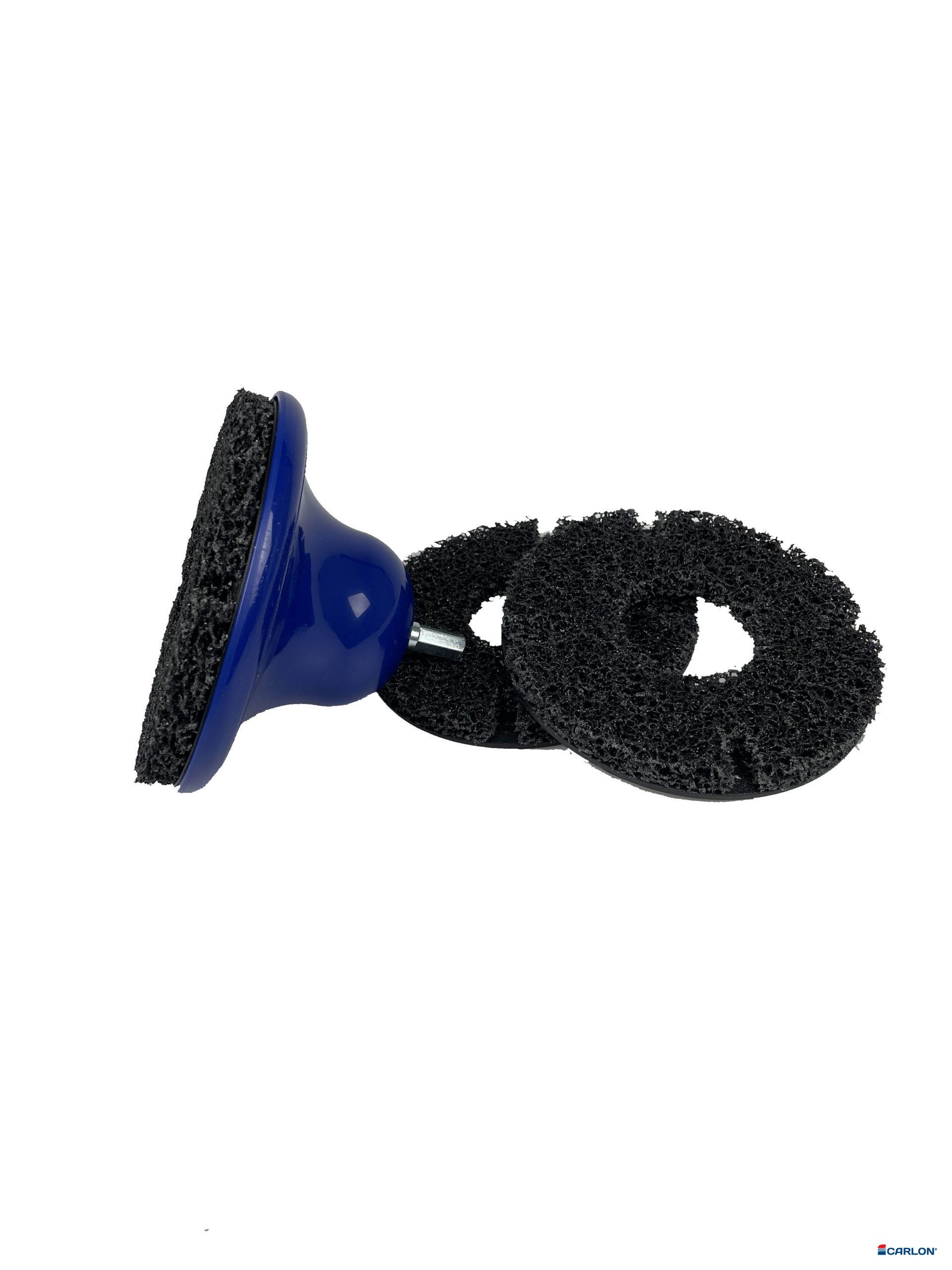 Wielnaaf reinigerset 160x58mm met 10mm as (+3 schijven)