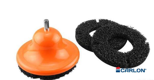 Wielnaaf reinigerset 160x75mm met 10mm as (+3 schijven)