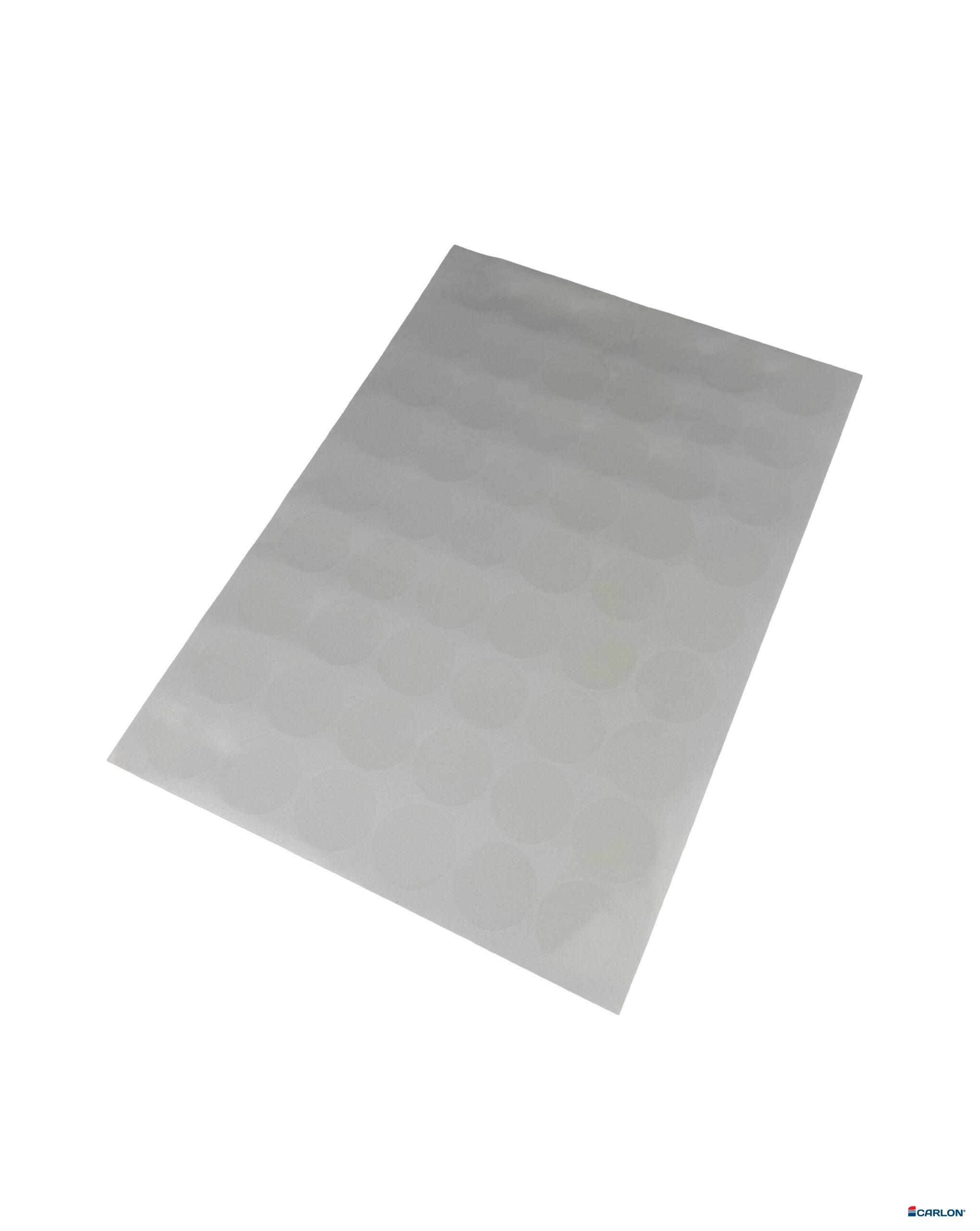 Deurmaskeerstickervel A4 transparant glad 30mm (54st)