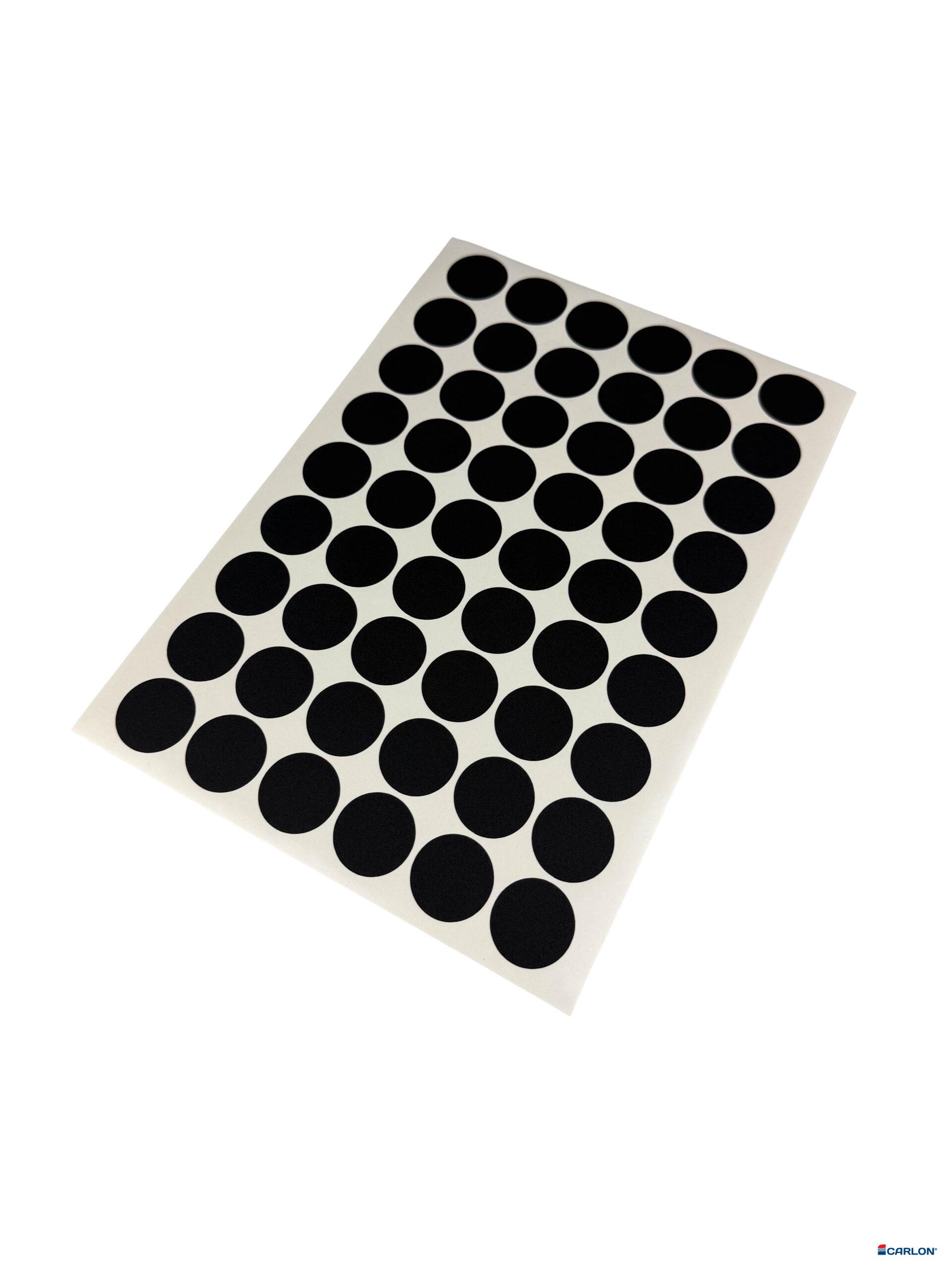 Deurmaskeerstickervel A4 zwart structuur 30mm (54st)