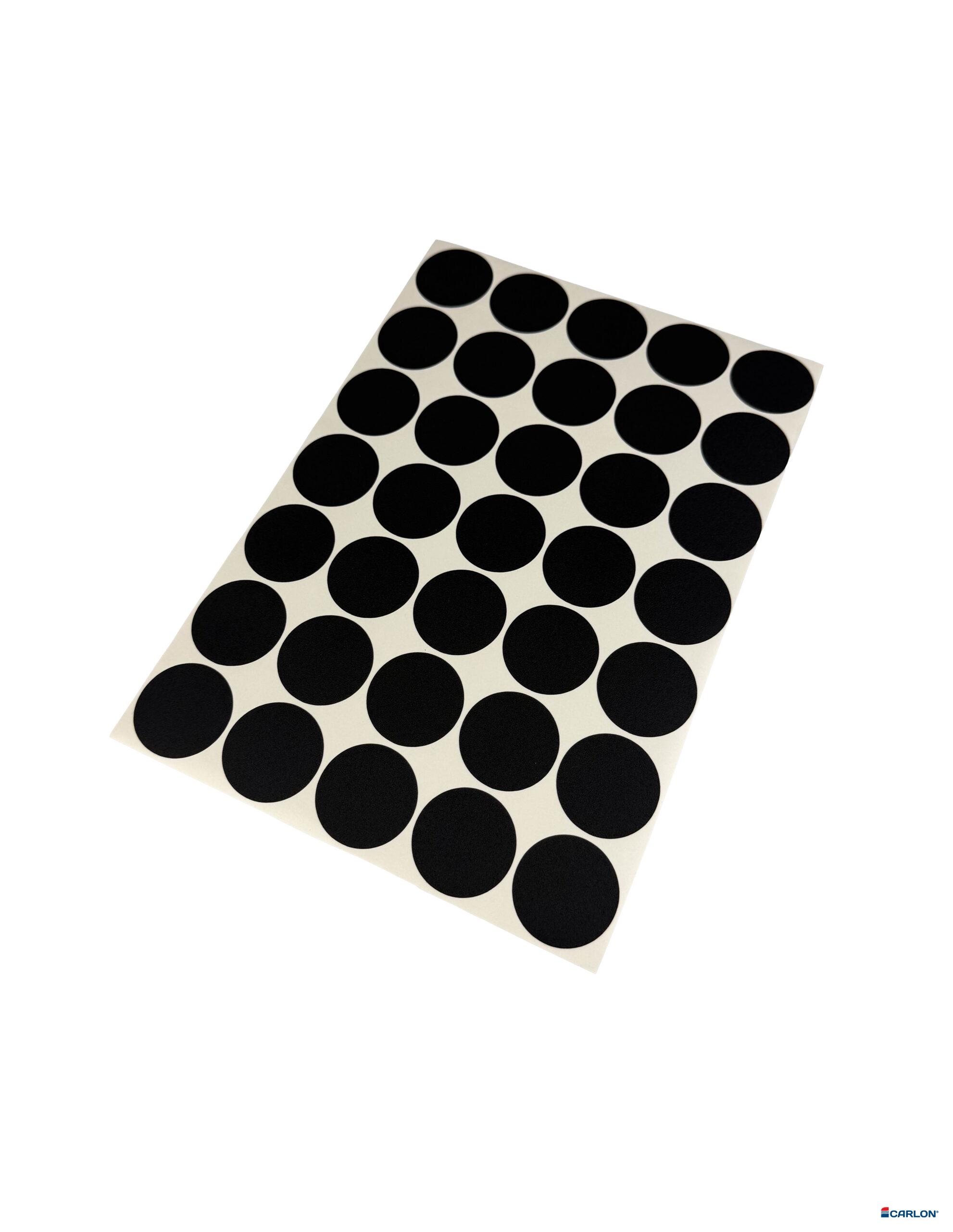 Deurmaskeerstickervel A4 zwart structuur 40mm (35st)