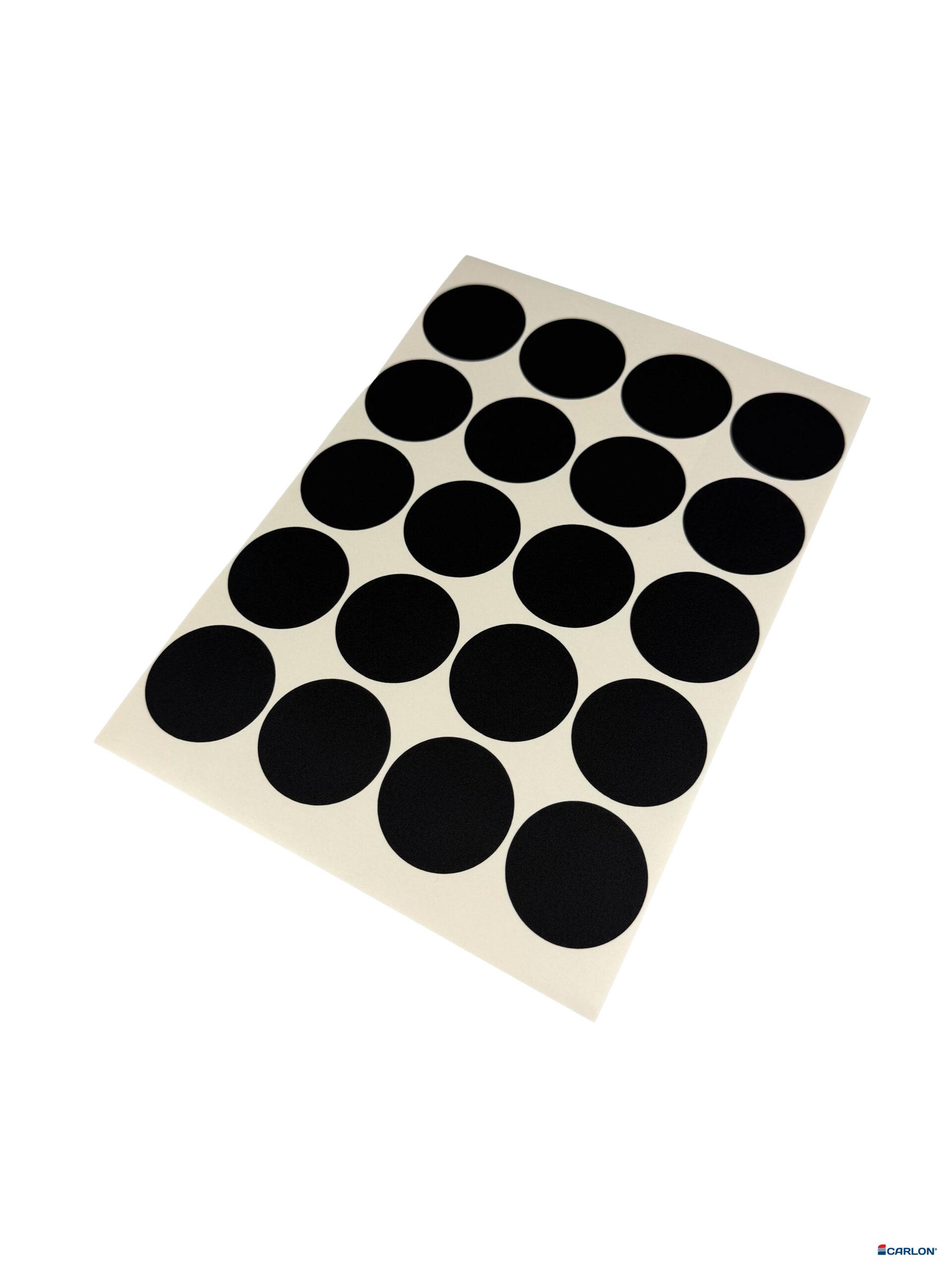 Deurmaskeerstickervel A4 zwart structuur 50mm (20st)