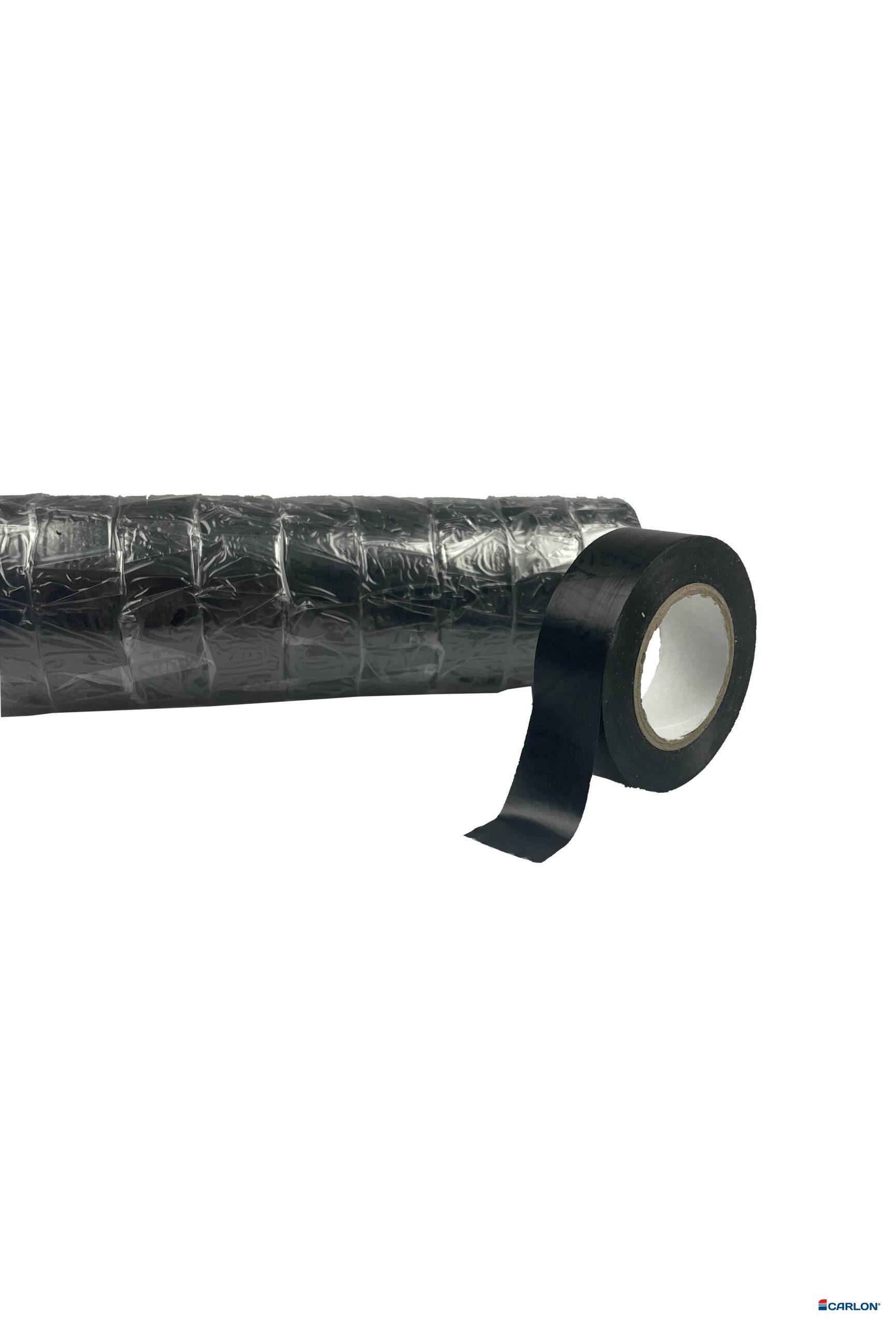 Isolatietape zwart 19mm/10m (10st) - Afbeelding 2