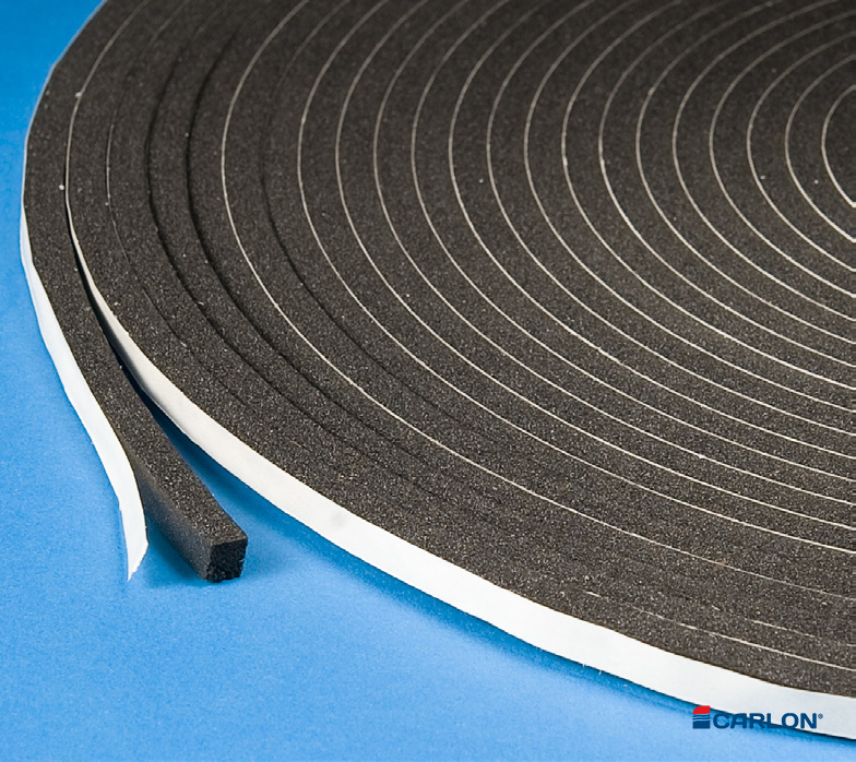 Afdichtband schuimrubber 6x5mm (100m) - Afbeelding 2