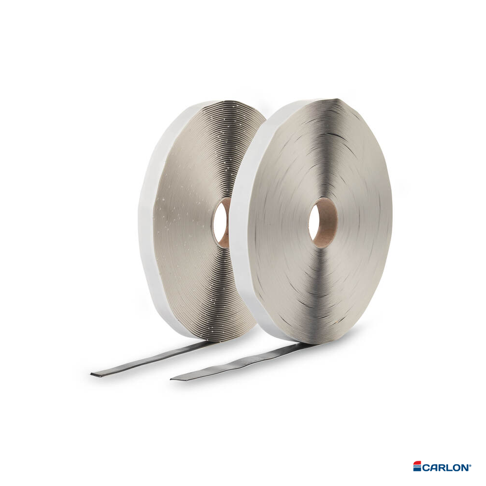 Butylband BB12 plat 12x2mm zwart (22,5m)