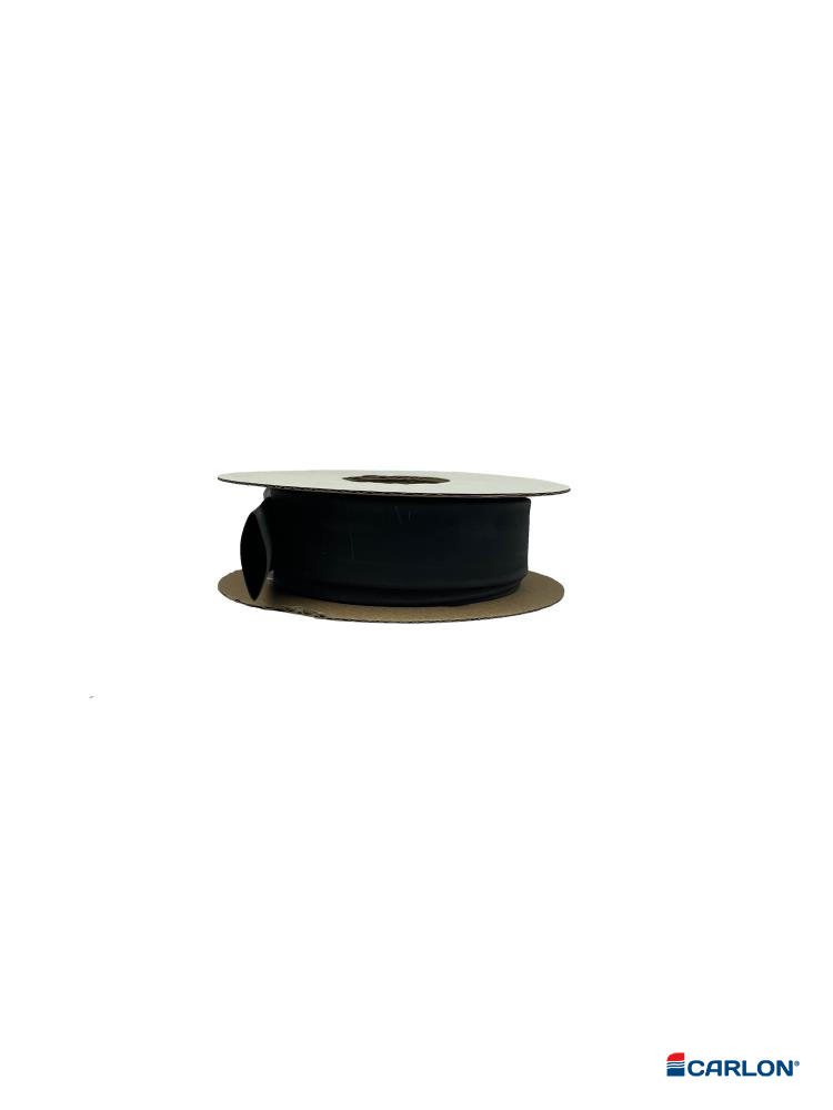 Krimpkous 25,4-12,7 zwart (5m)