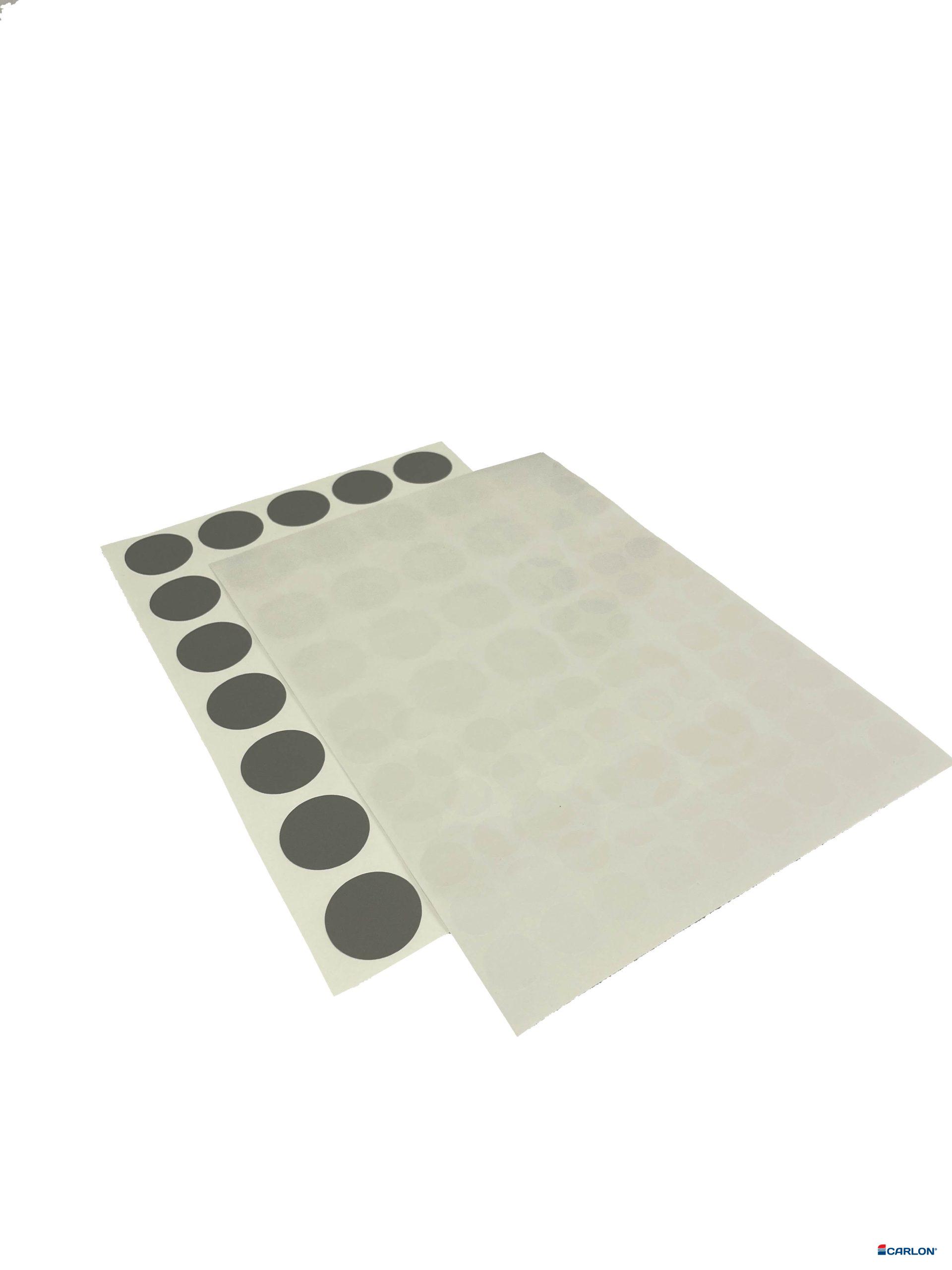 Deurmaskeerstickervel A4 olijf structuur 15mm (176st)