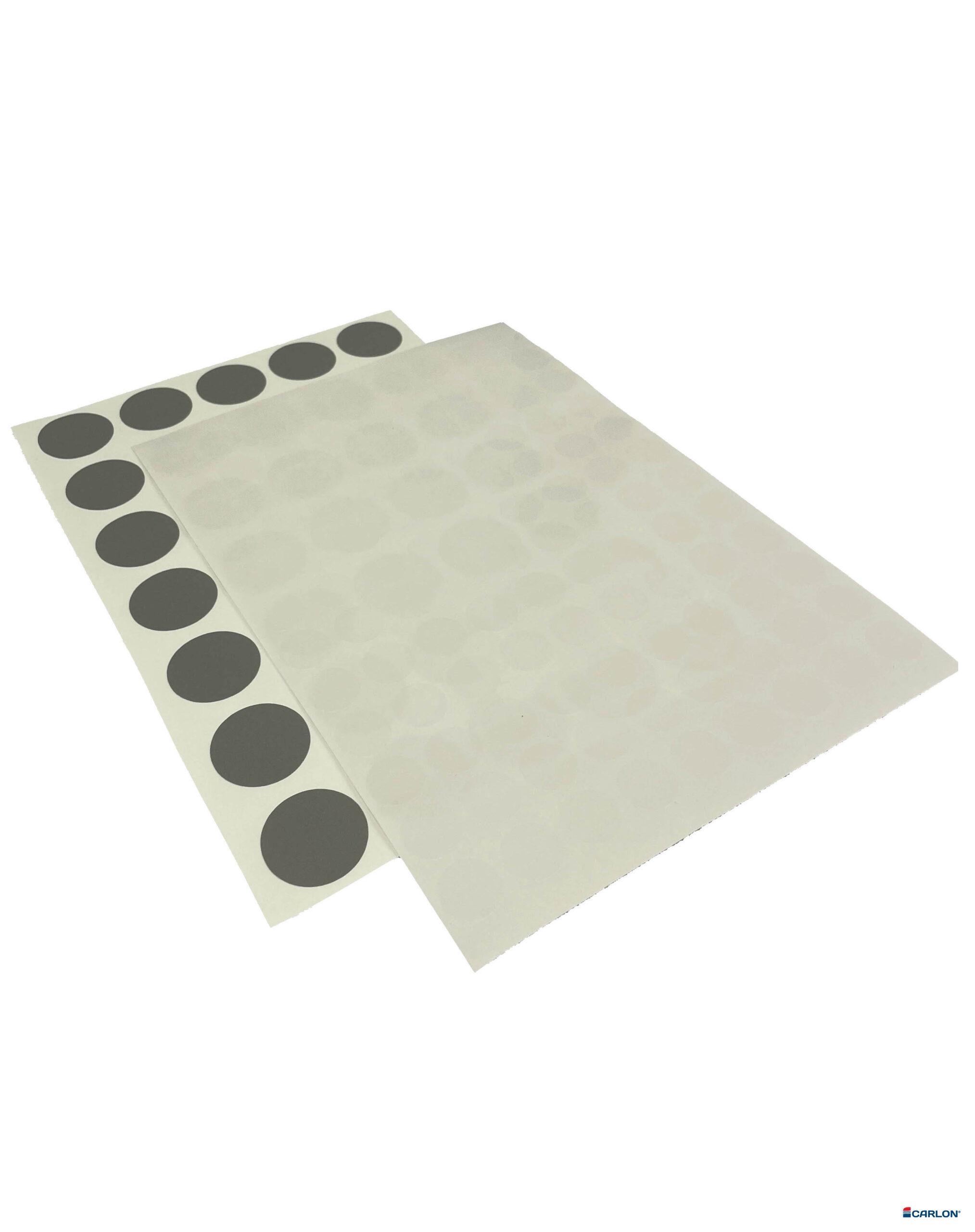 Deurmaskeerstickervel A4 olijf structuur 20mm (108st)