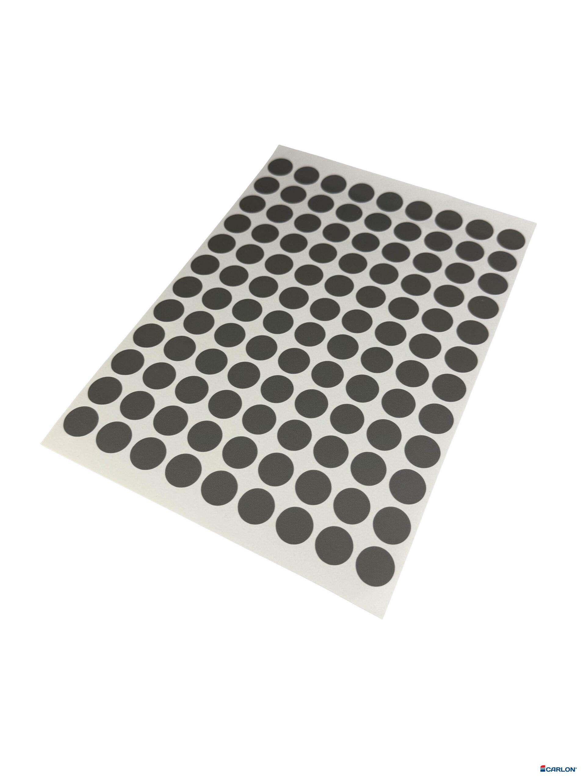Deurmaskeerstickervel A4 olijf structuur 20mm (108st)