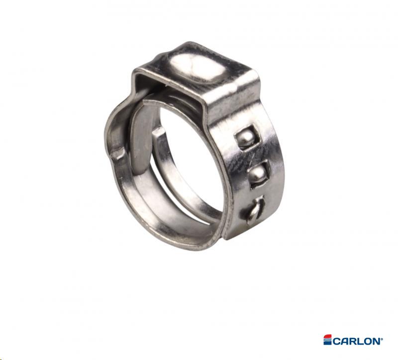 Knijpslangklem 1-oor 15,5-18,0mm nr 180 A2 (100st)