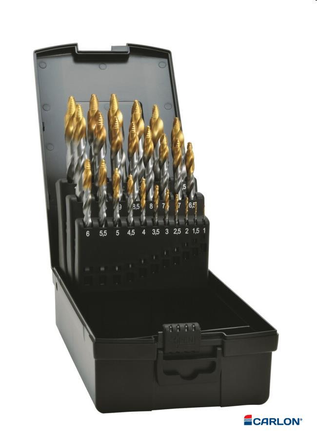 Spiraalborencassette HSS Pro Step TiN DIN 338 1-13mm (25st)