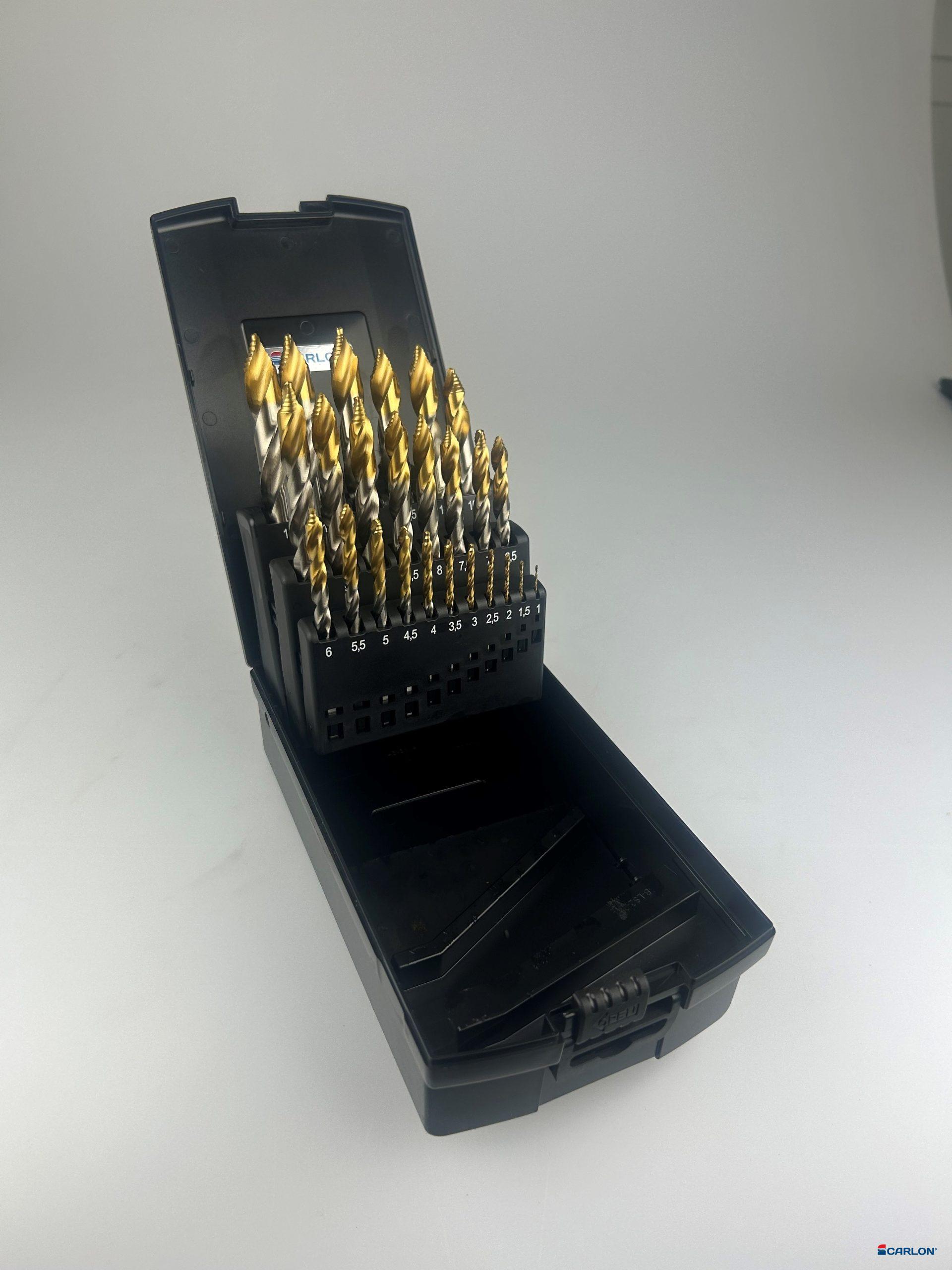 Spiraalborencassette HSS Pro Step TiN DIN 338 1-13mm (25st) - Afbeelding 2