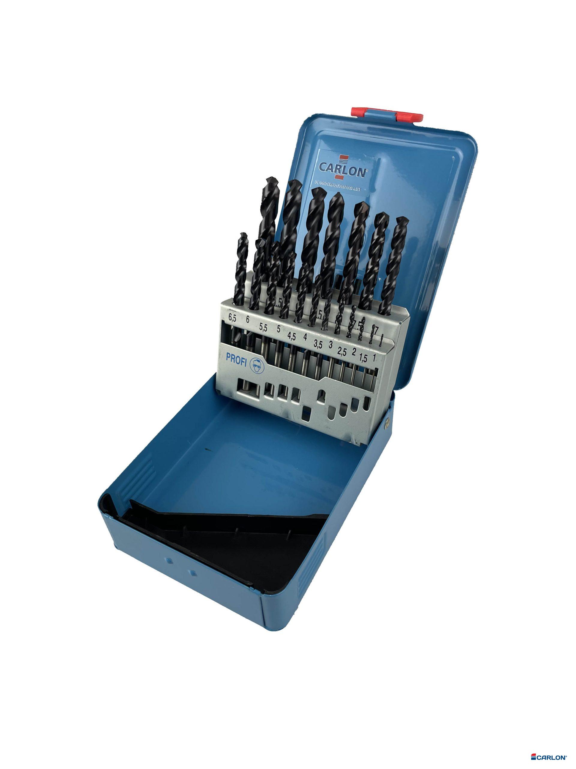 Assortiment spiraalboren TiAln 1-10mm (19st)