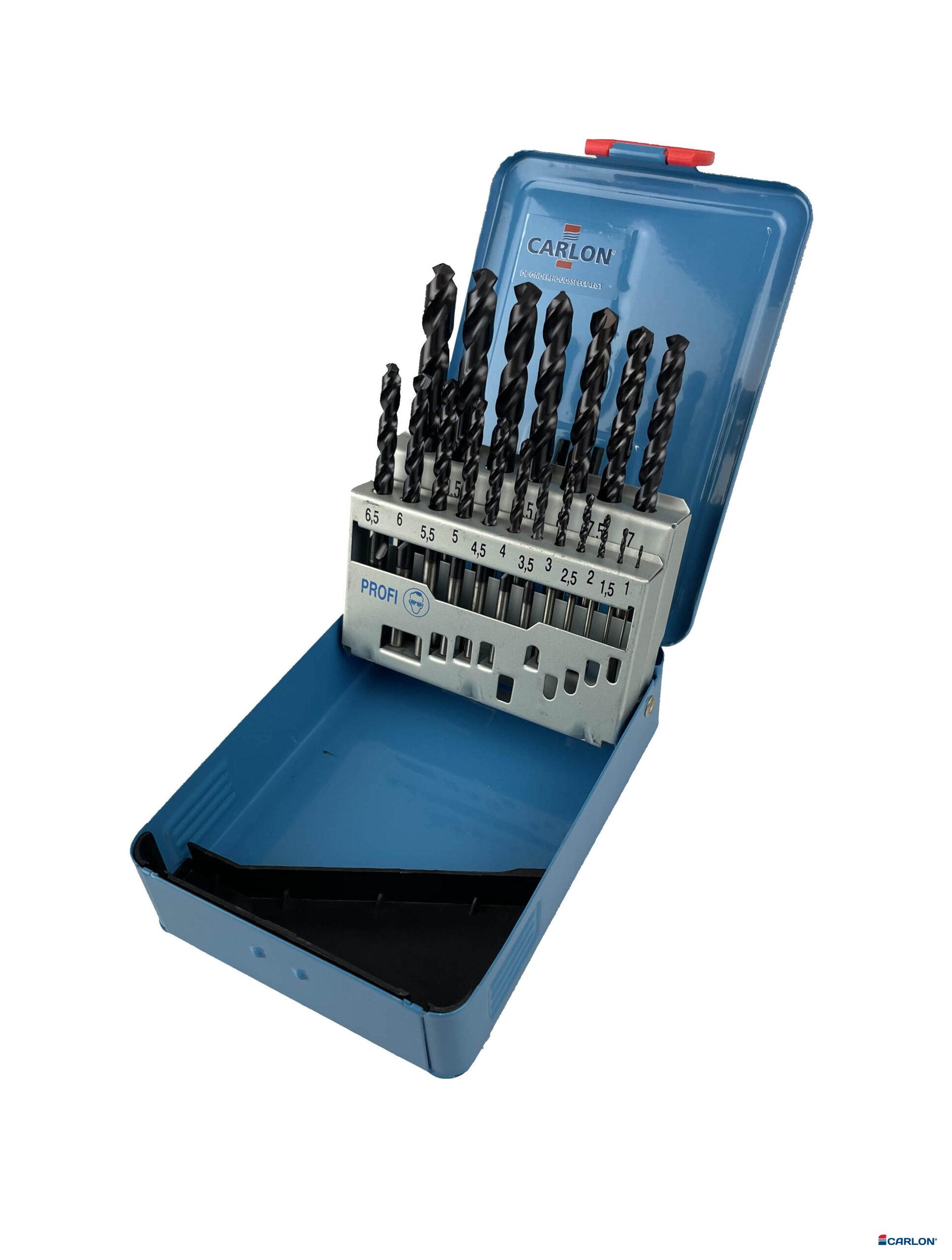 Assortiment spiraalboren TiAln 1-10mm (19st)