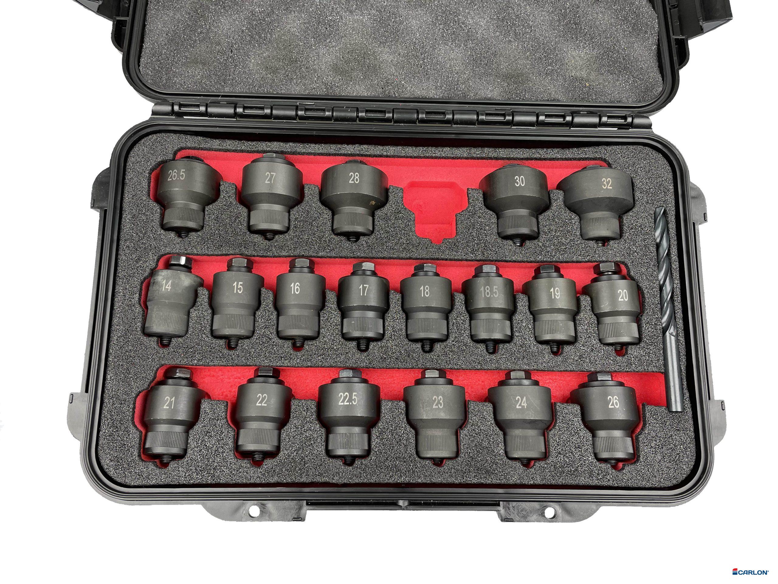 PDC-sensor ponsset 19-dlg 14-32mm in koffer