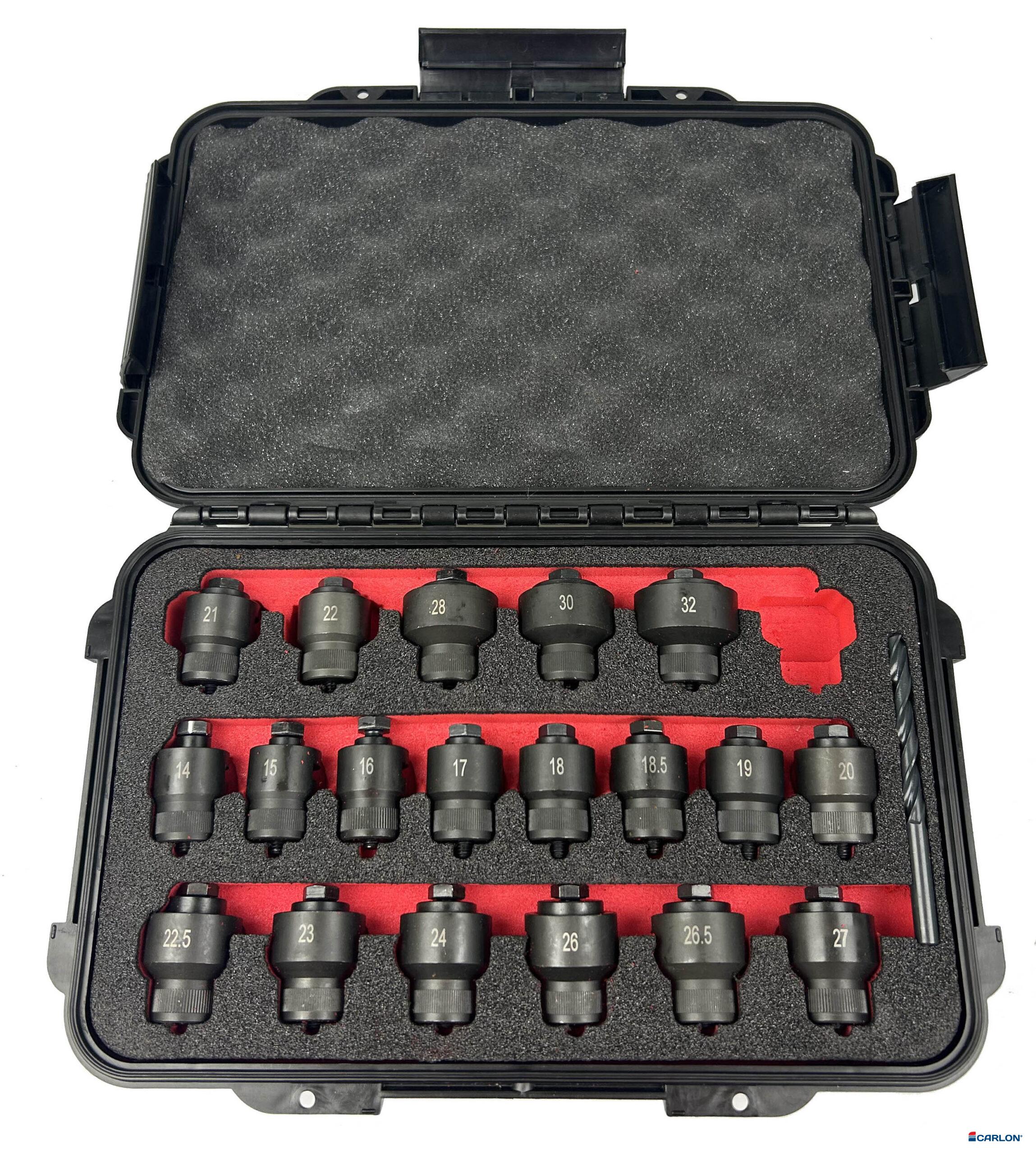 PDC-sensor ponsset 19-dlg 14-32mm in koffer