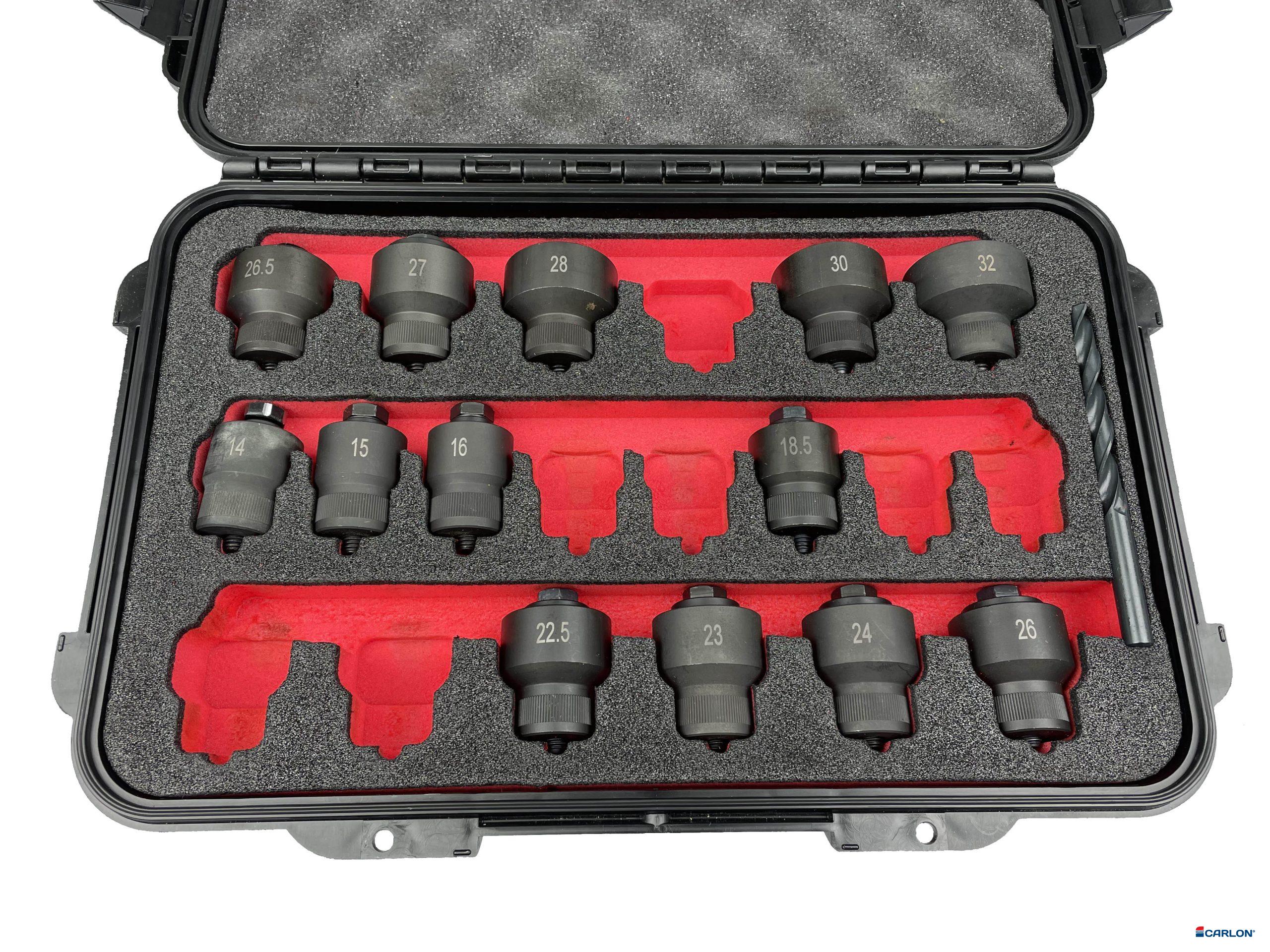 PDC-sensor ponsset 13-dlg 14-32mm in koffer