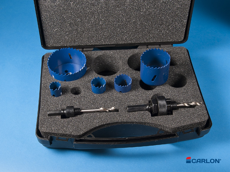 Assortiment gatzagen 19-22-25-29-35-38-44-51-57-64+houders - Afbeelding 2