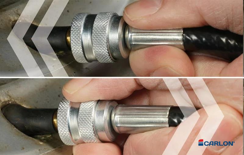 Quickconnector 1/4" binnendraad tbv bandenpomp - Afbeelding 3