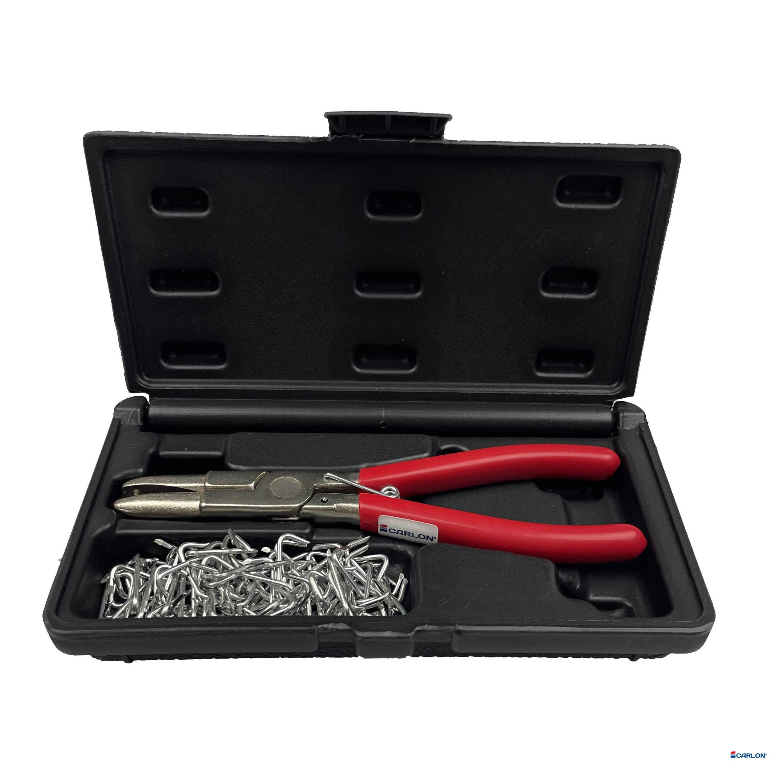 Assortiment varkenskrammen met tang tbv bekleding (100st)