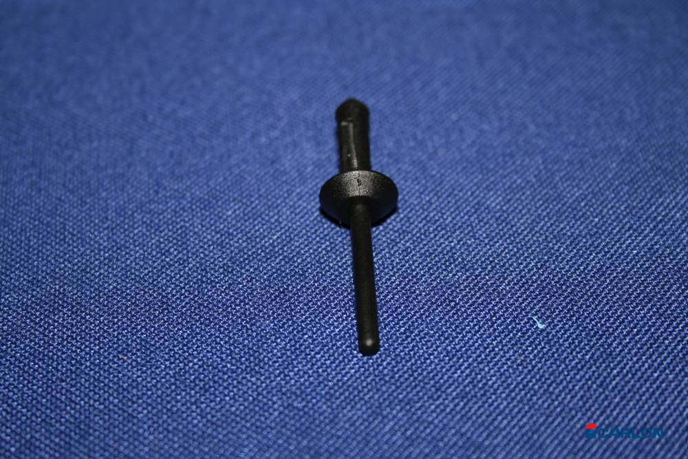 Blindklinknagel zwart kunststof 5x15,8mm kop 12mm (25st) - Afbeelding 4