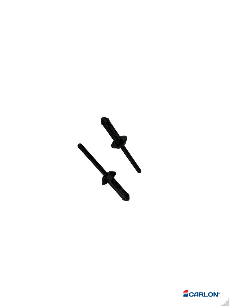 Blindklinknagel zwart kunststof 5x15,8mm kop 12mm (250st)