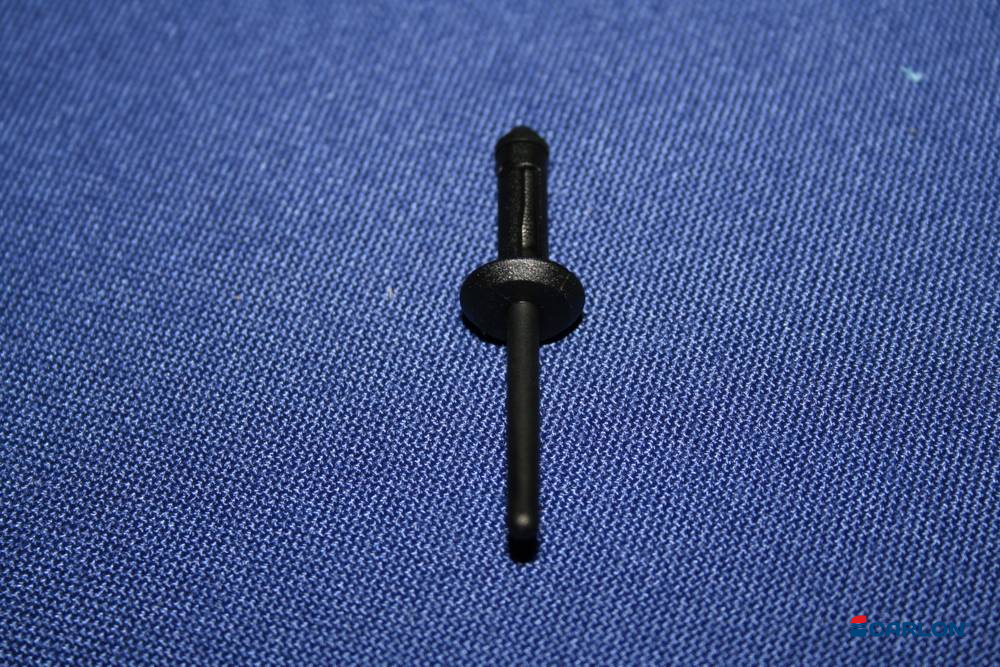 Blindklinknagel zwart kunststof 5x17,2mm kop 12mm (250st) - Afbeelding 3