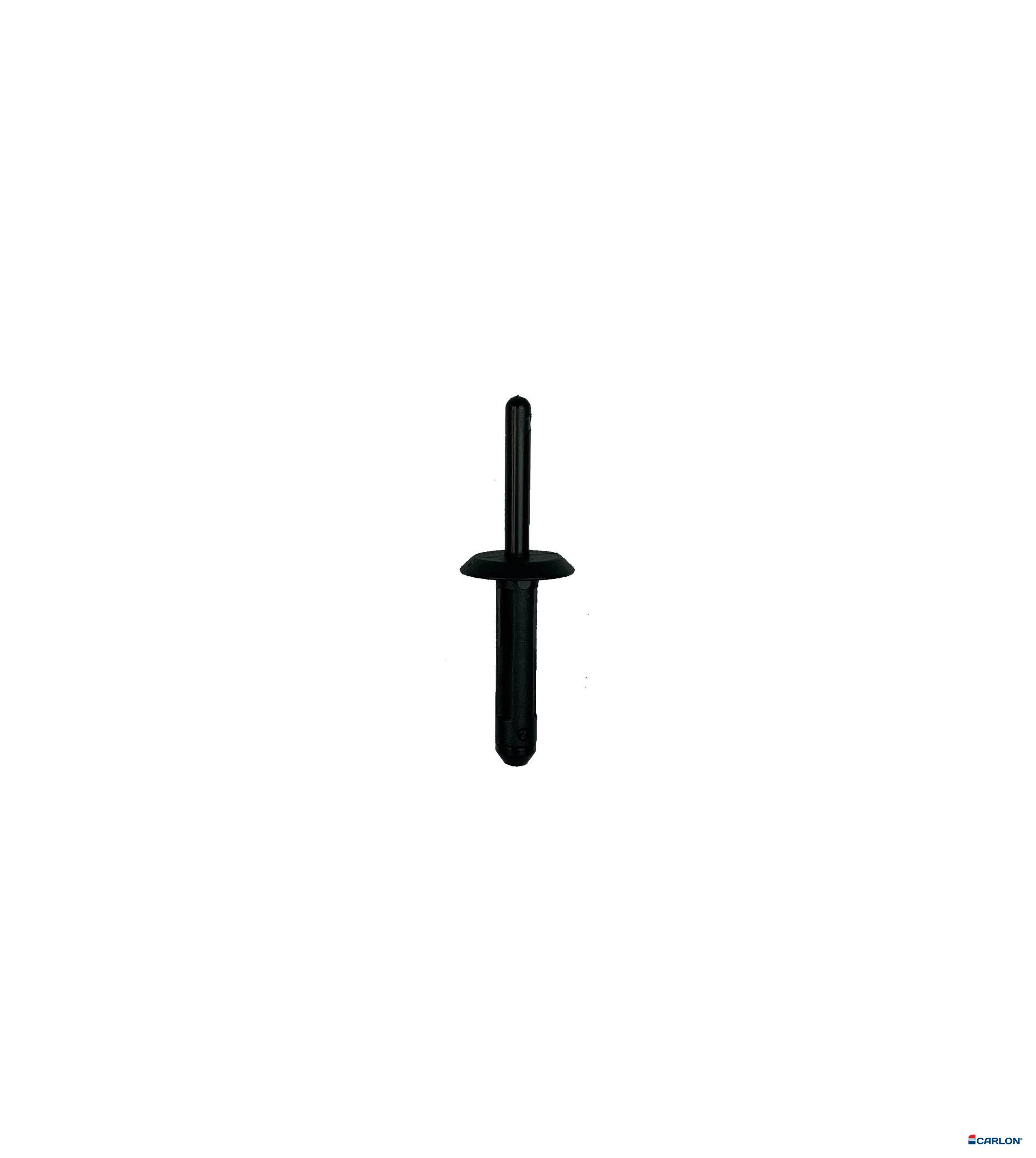 Blindklinknagel zwart kunststof 6,6x17,2mm kop13mm (250st) - Afbeelding 2